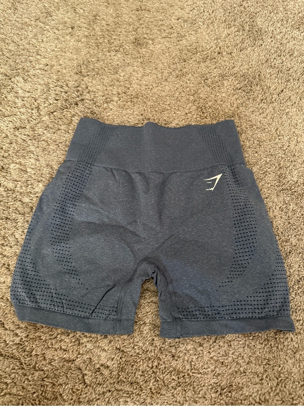 Gymshark Seamless High-Waist Women’s Shorts in blue